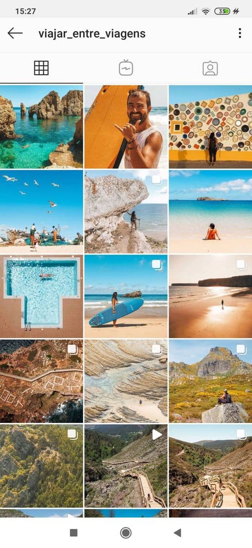 Fashion Instagram de viagens