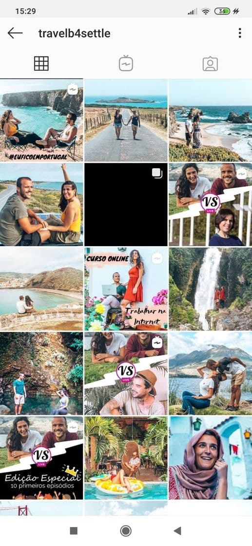 Fashion Instagram de viagens