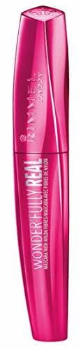 Beauty RIMMEL Rímel Wonderfully Real Negro Producto Cosmético Make Arriba