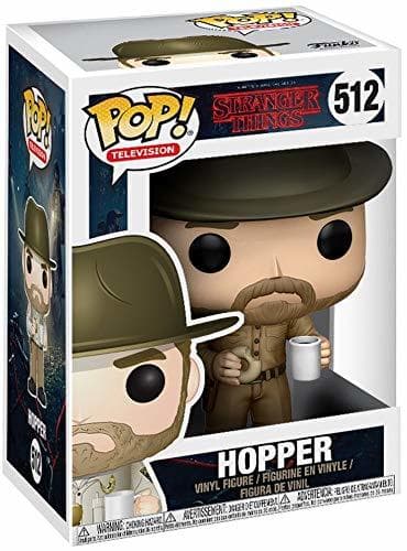 Juego Stranger Things-Funko Pop Hopper with Donut Figura de Vinilo