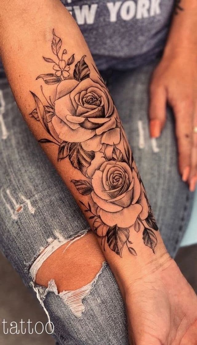 Fashion Rose tatto