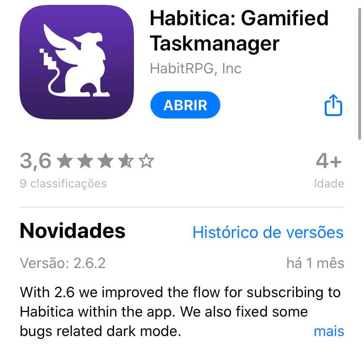 App Habitica