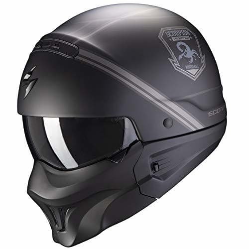 Producto Scorpion Casco EXO-COMBAT EVO UNBORN MATT BLACK-SILVER M