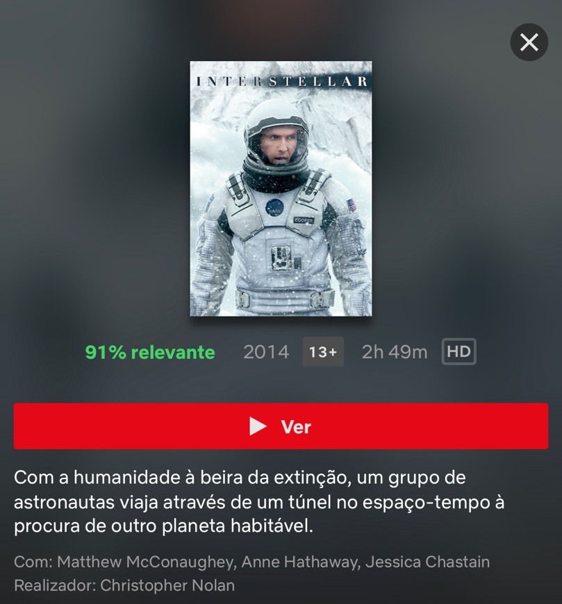 Movie Interstellar 