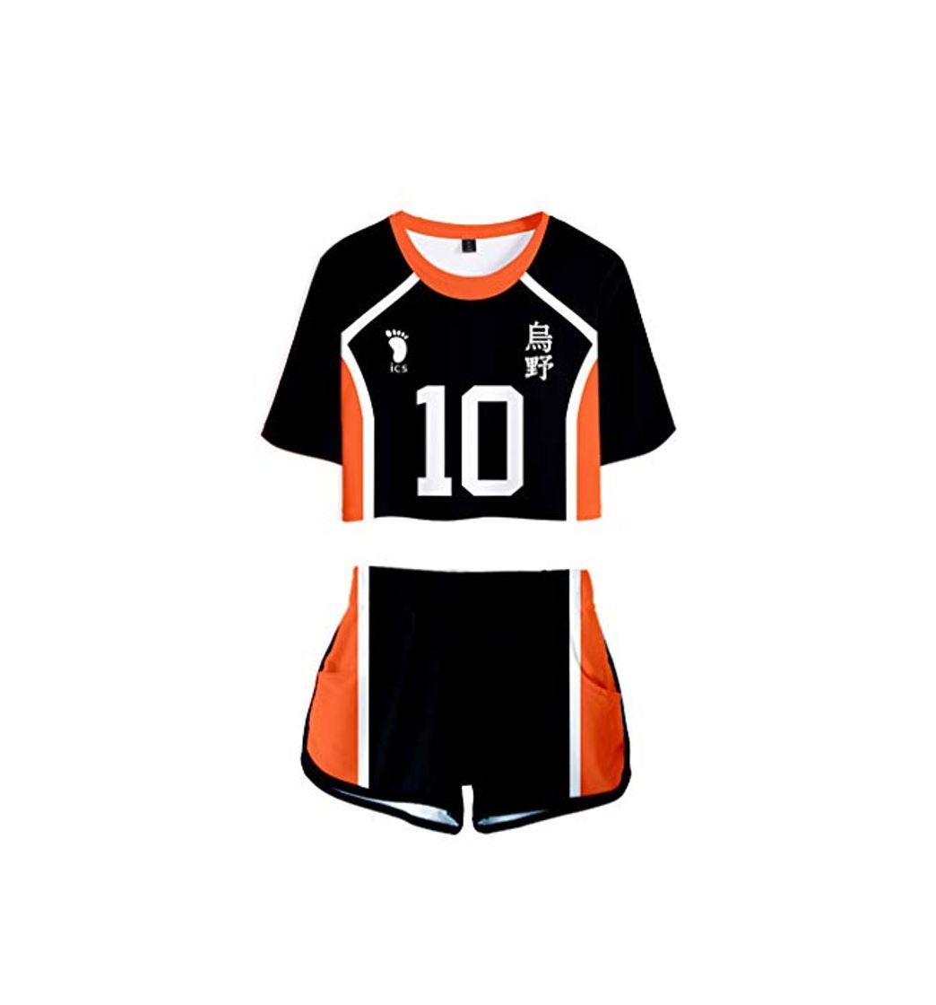 Producto Haikyuu!! TO The Top Cosplay Camiseta Pantalones Cortos del Verano Chándal De