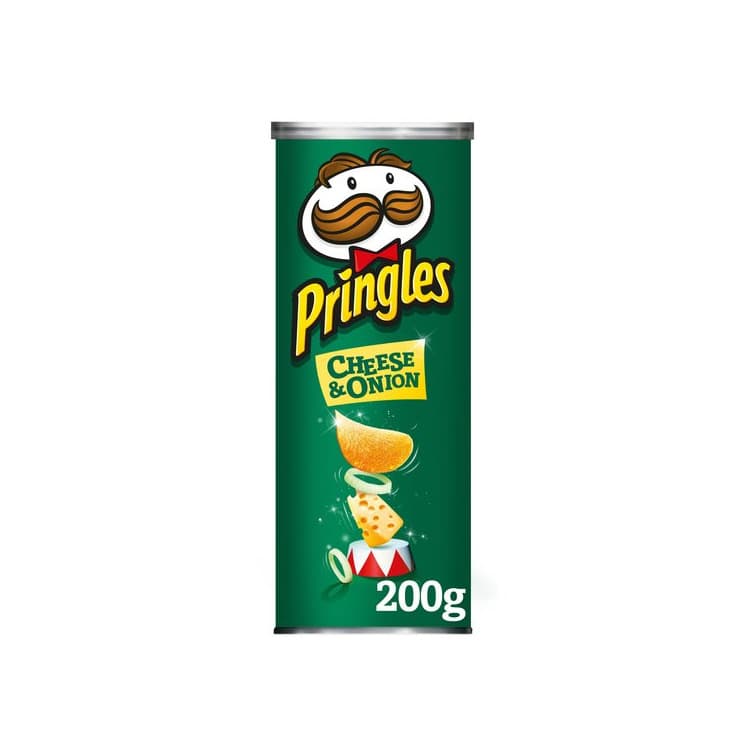 Product Pringles cheese and onion