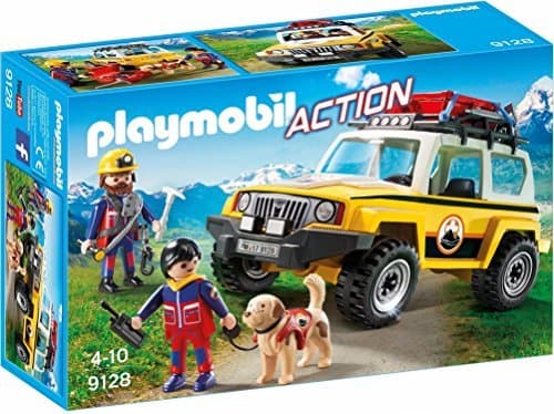 Place Playmobil-9128 Vehículo de Rescate de Montaña, Multicolor, única