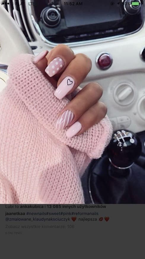 Moda Pink nails 