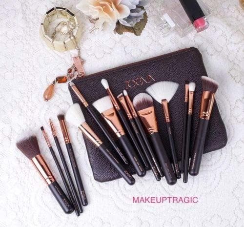 Beauty zoeva Rose Golden Juego completo de 15 pinceles de maquillaje