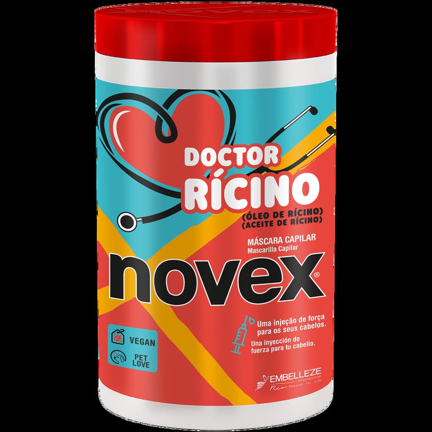 Moda Máscara da novex doctor rícino