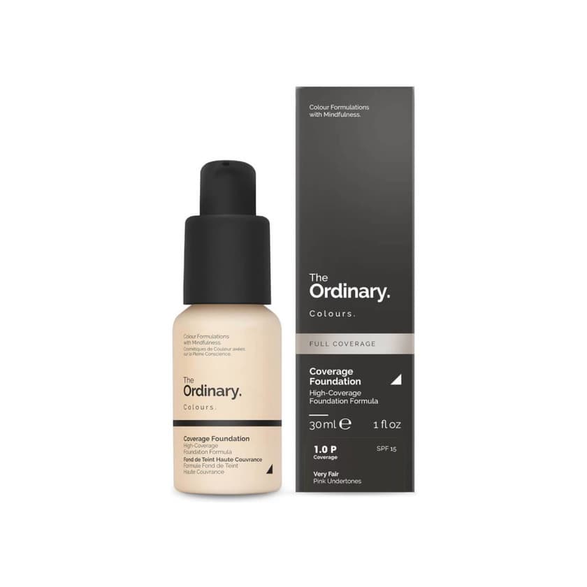 Producto Base Coverage da The Ordinary com FPS 15

