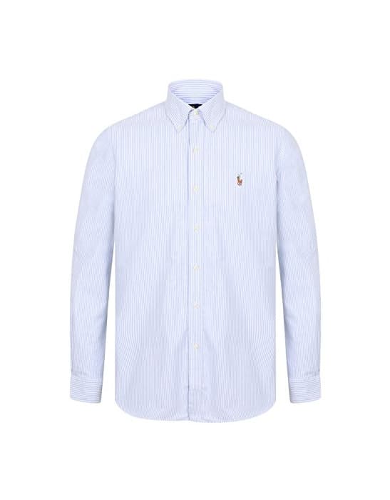 Moda Ralph Lauren Polo by Hombre Button Down Oxford Camisa estándar Fit Blue/White