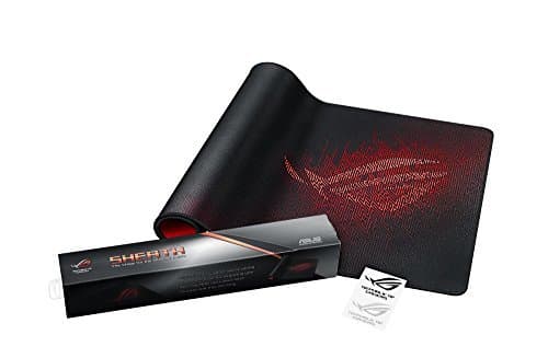 Electrónica ROG Sheath Fabric Gaming Mouse Pad Black/Red Extra Large