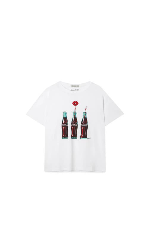 Product T-shirt Coca Cola Stradivarius