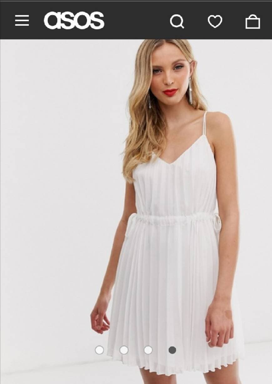 Product Vestido plissado asos