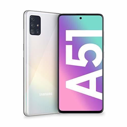 Electrónica Samsung Galaxy A51 Smartphone, Pantalla 6.5" Super AMOLED, 4 cámaras traseras, 128