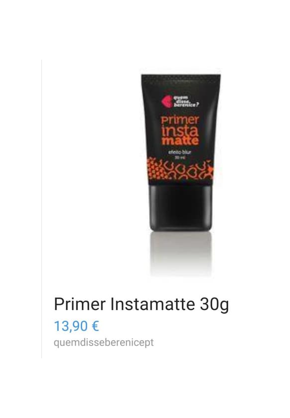 Producto PRIMER Instamatte