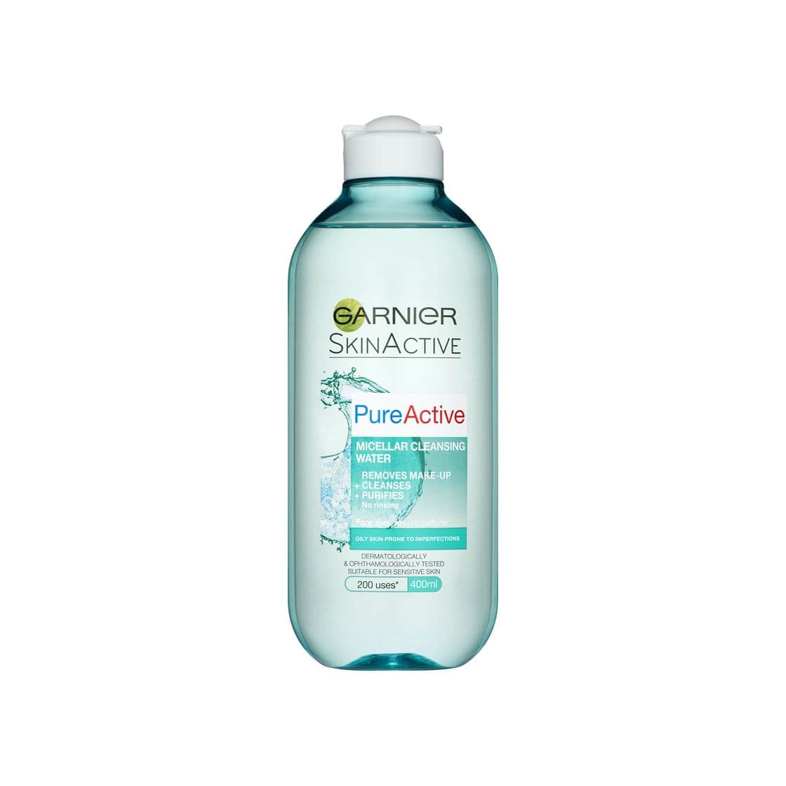 Product Garnier Pure Active Micellar Water facial cleanser Oily Skin 400ml