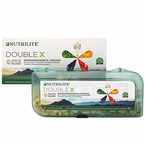 Belleza Complemento Alimenticio Multivitamínico/ Multimineral/ Fitonutriente DOUBLE XTM NUTRILITETM- Con un aroma herbal