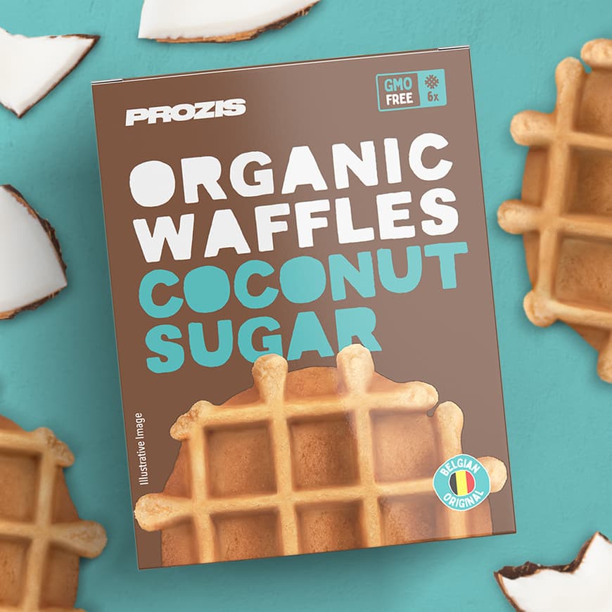 Product Prozis Waffles Biológicos com Açúcar de Coco