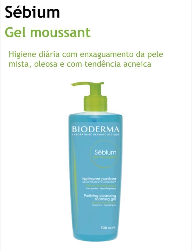 Product Bioderma-Sebium gel moussant