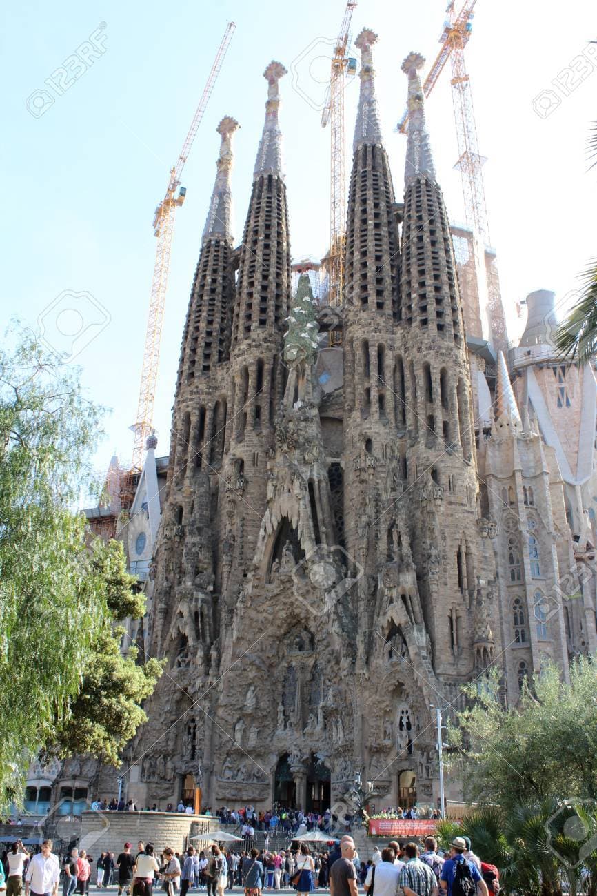 Place iglesia Sagrada Familia (Barcelona-España)