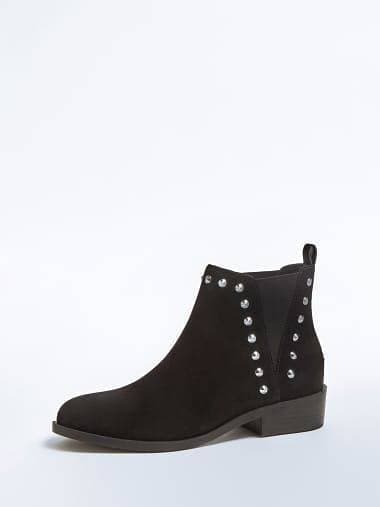 Moda HUTTE SUEDE LOW BOOT WITH STUDS