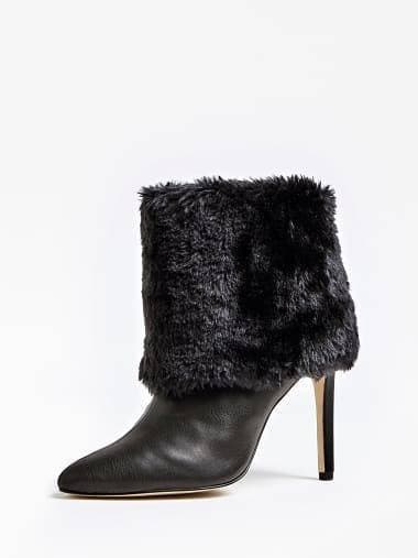 Moda TEEGAN ANKLE BOOT WITH FAUX FUR