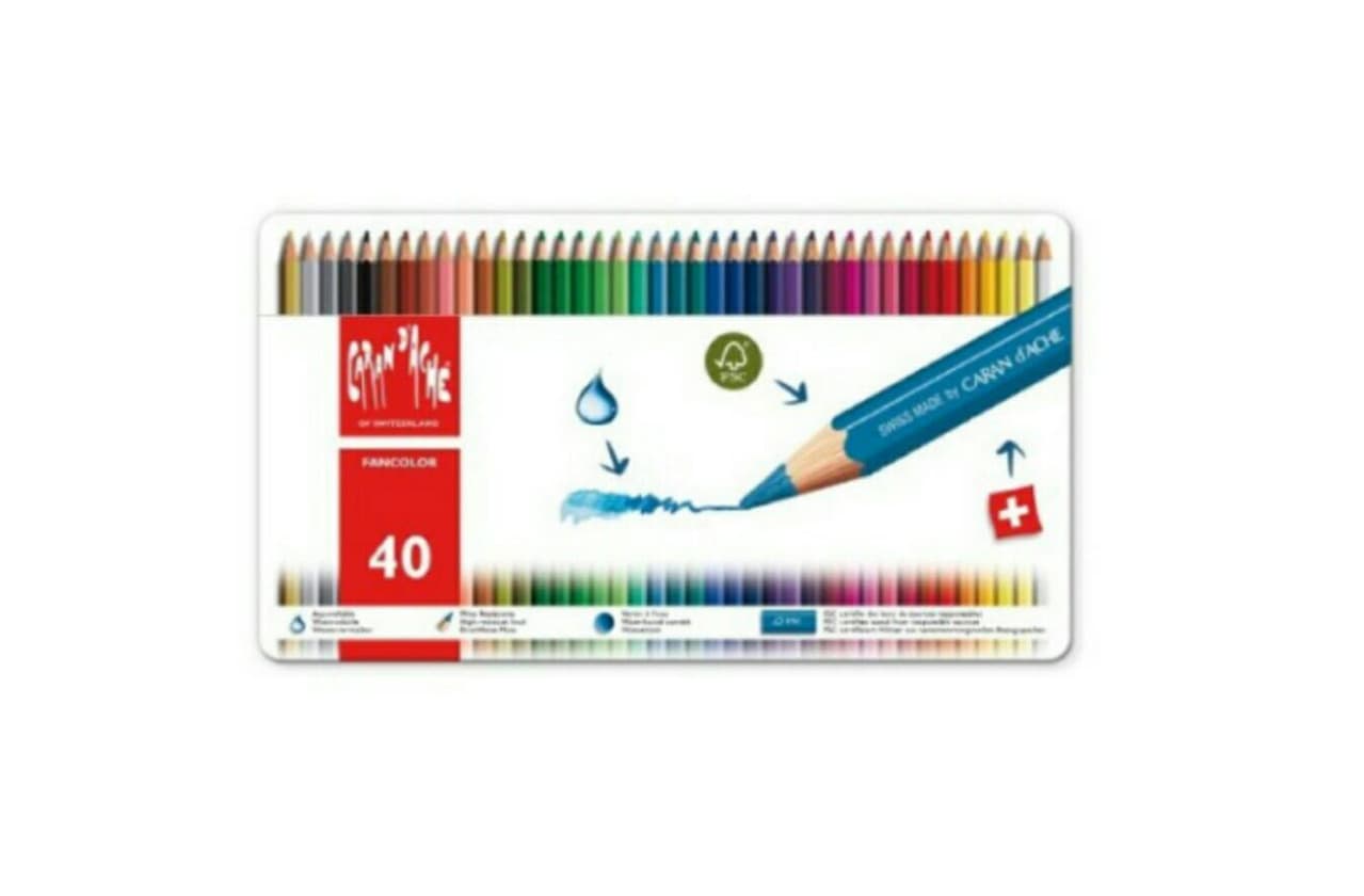 Product Caran d'Ache watercolor pencils