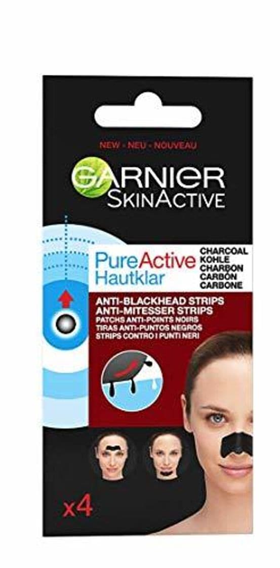 Beauty Garnier Skin Active PureActive Tiras de Carbón Anti Puntos Negros