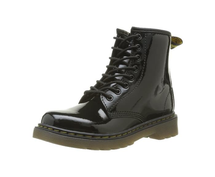 Moda Dr Martens Delaney, Botas Clasicas Unisex - Niño, Negro