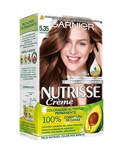 Beauty Garnier Nutrisse Creme Coloración permanente con mascarilla nutritiva de cuatro aceites