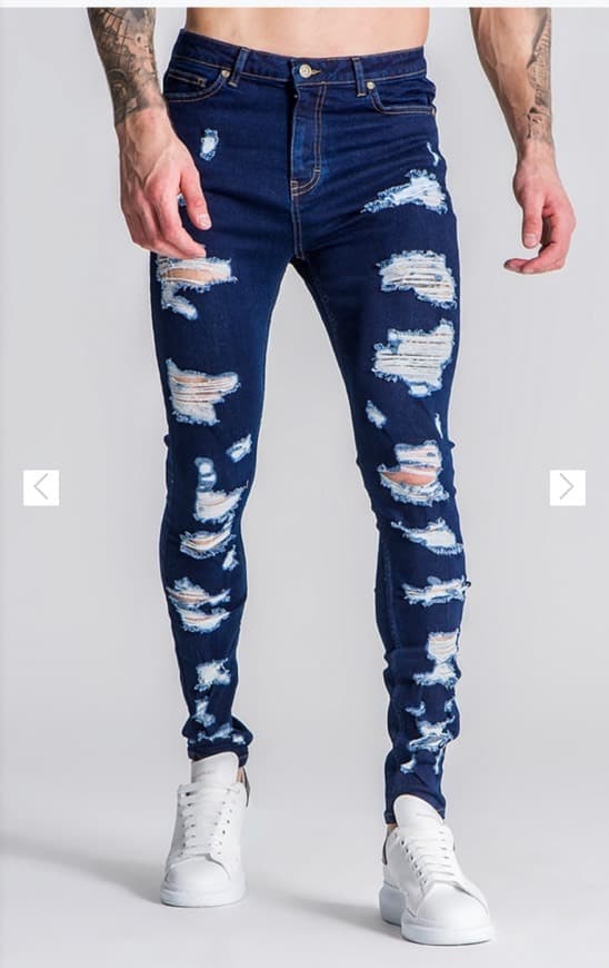 Product Dark Blue Botanic Gold Jeans