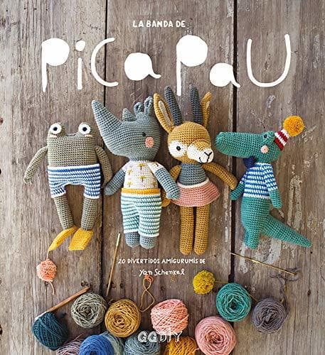 Libro La banda de Pica Pau. 20 divertidos amigurumis