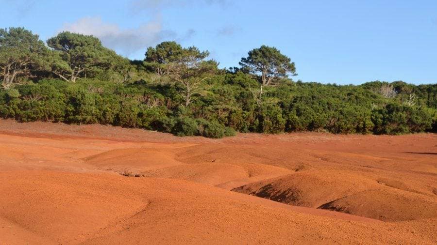 Place Barreiro da Faneca, “Deserto Vermelho” dos Açores