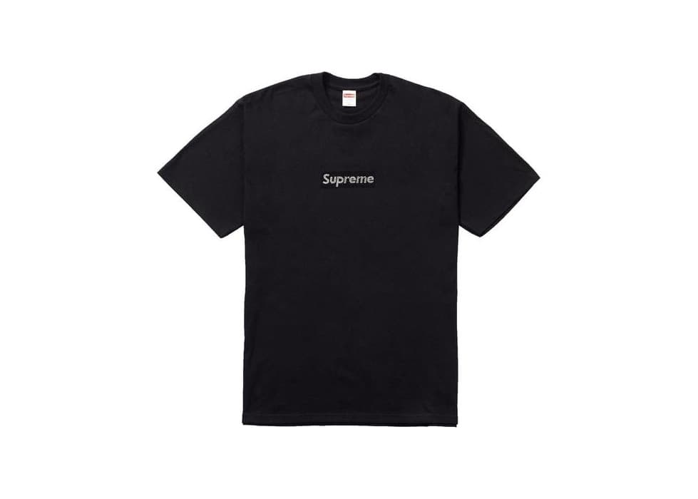 Producto Supreme Swarovski Box Logo Tee Black