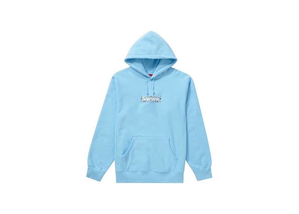 Producto Supreme Bandana Box Logo Hooded Sweatshirt Light Blue