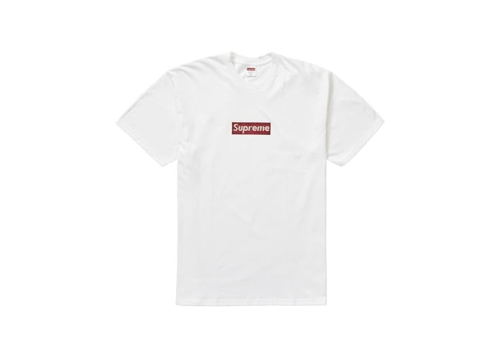 Producto Supreme Swarovski Box Logo Tee White