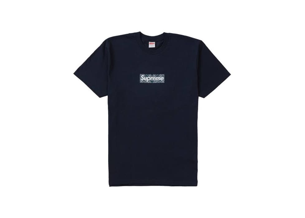 Producto Supreme Bandana Box Logo Tee Navy