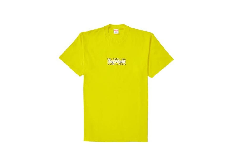 Product Supreme Bandana Box Logo Tee Yellow