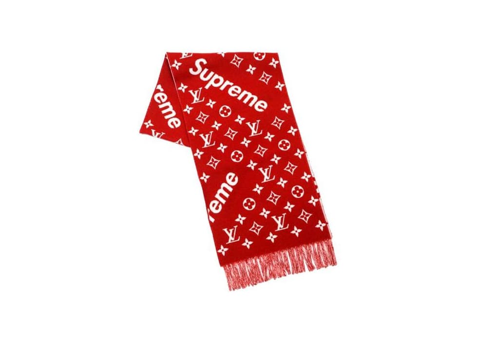 Product Supreme x Louis Vuitton Monogram Scarf Red