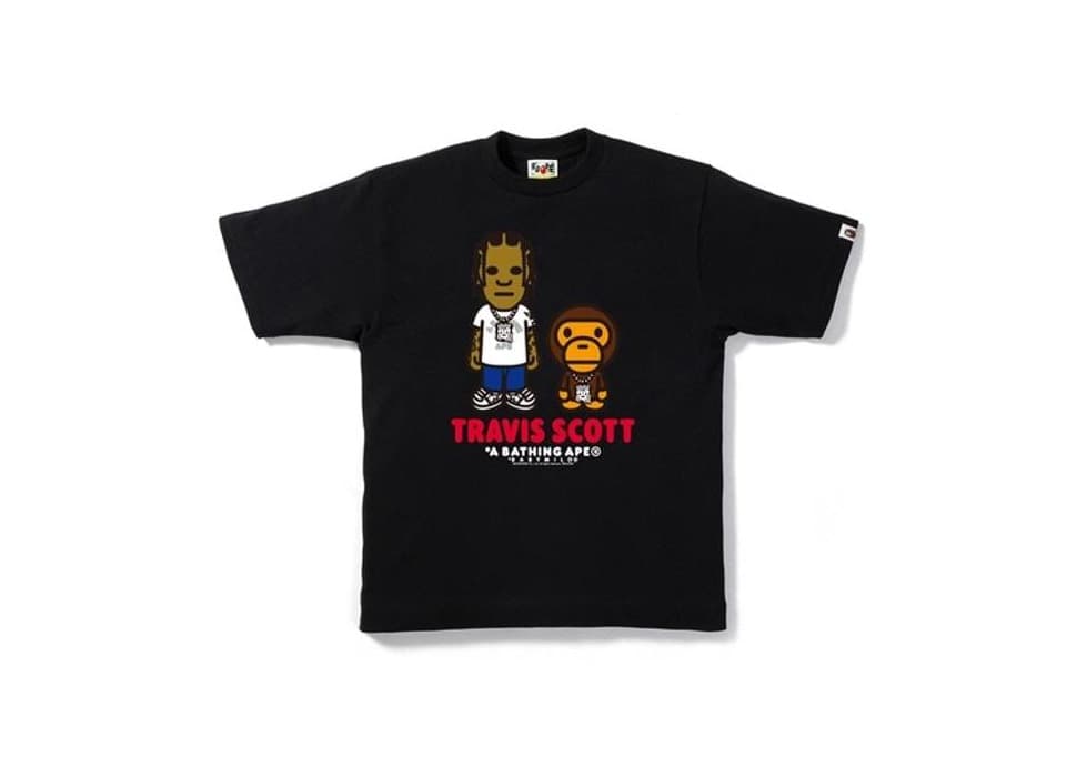 Product BAPE Travis Scott Tee Black