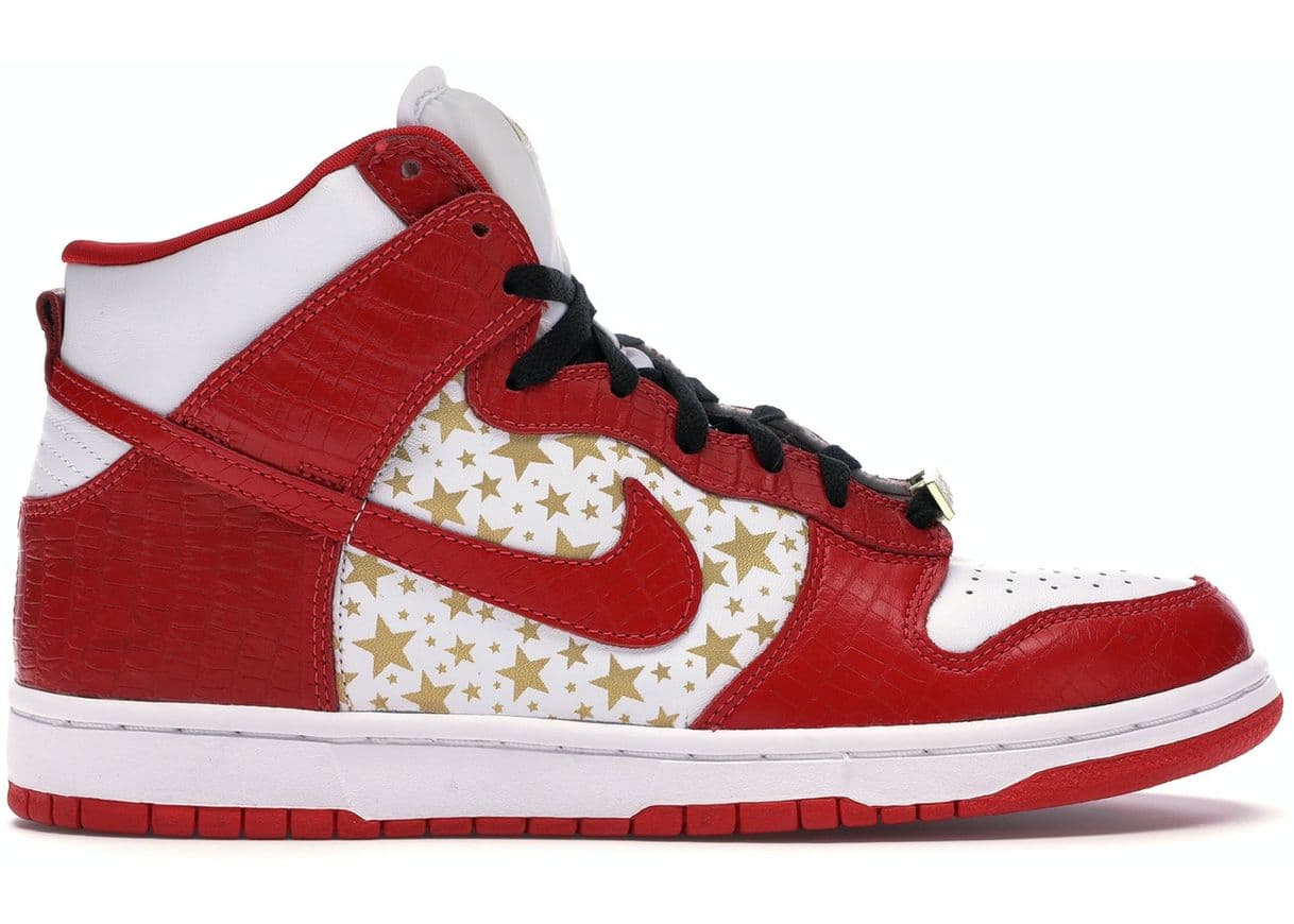 Fashion Nike Dunk High Pro SB Supreme Red Stars