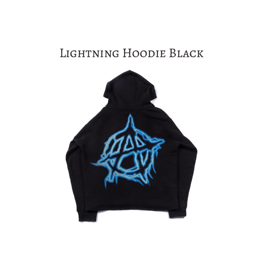 Product Revenge Lighting Hoodie Black