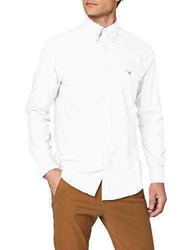 Place GANT The Broadcloth Reg BD Camiseta Deporte, Blanco