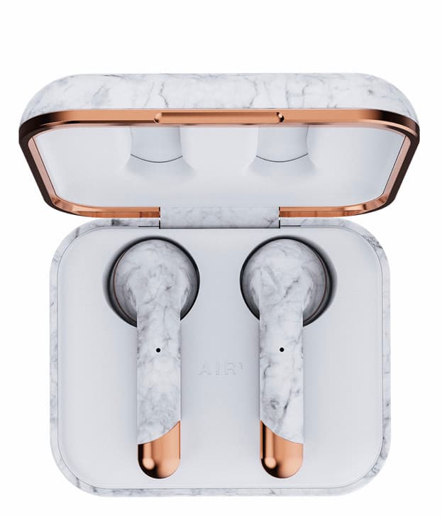 Product AIR 1 LIMITED EDITION
WHITE MARBLE
TRUE WIRELESS HEADPHONES