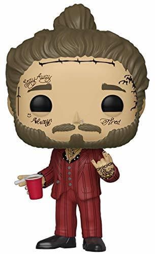 Game Funko- Pop Vinilo Post Malone Rocks Figura Coleccionable, Multicolor