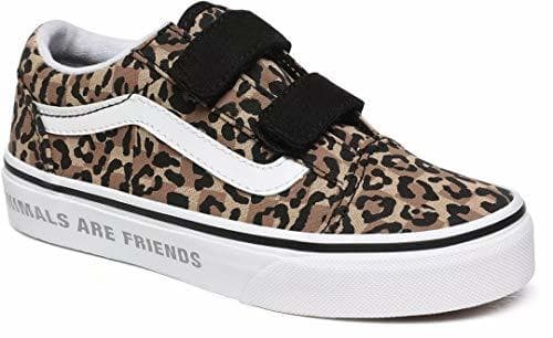 Product Vans Old Skool – Velcro – Animal Checkerboard – Leopard Print –