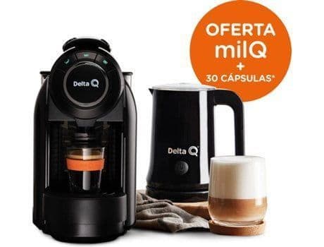 Moda Máquina de Café DELTA Q Qit Qool Evolution + Milq 