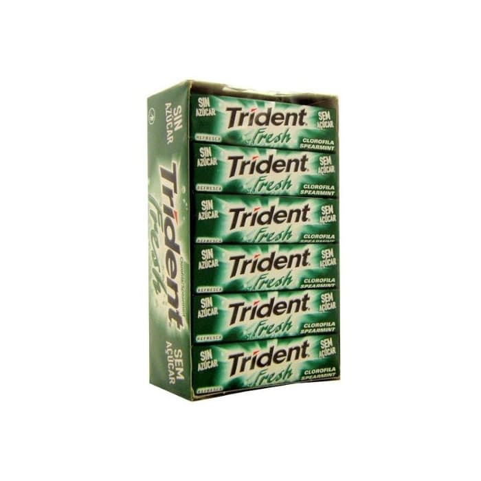 Product TRIDENT -CHICLES Hierbabuena Sin azúcar 24 uds